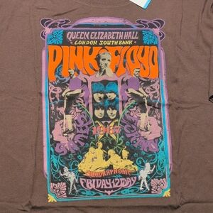 Brown Pink Floyd Graphic T-Shirt